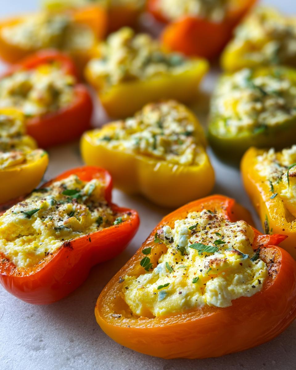 5 minute Protein Snack Cheese Stuffed Mini Peppers - detail 2