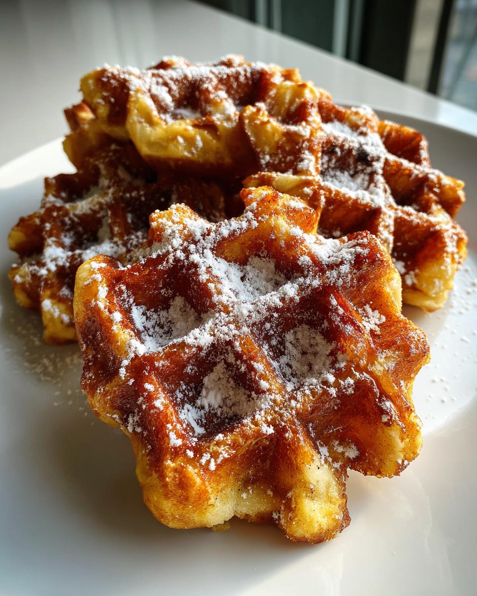 Apple Fritter Waffle Donuts - detail 2