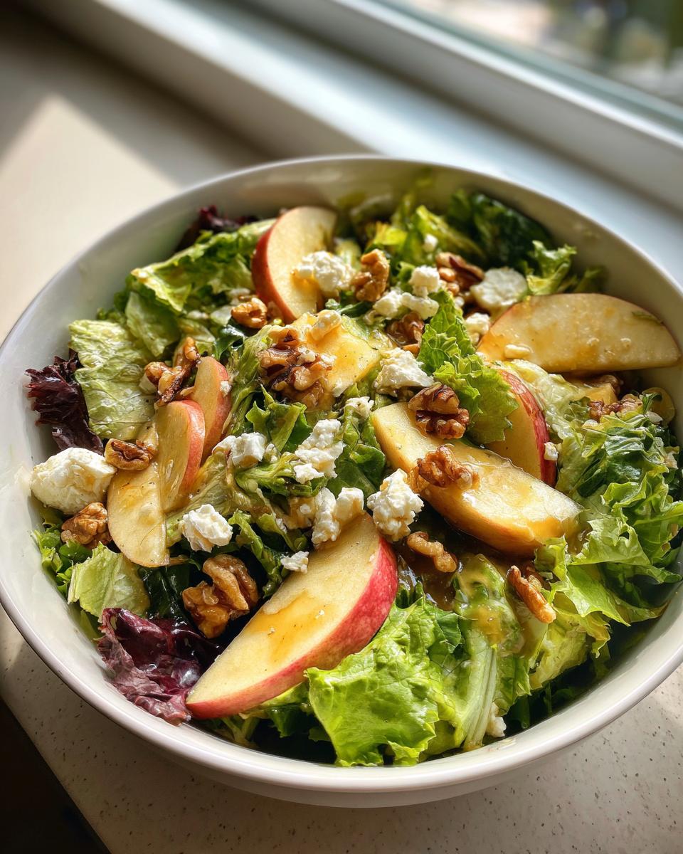 Autumn Harvest Honeycrisp Apple and Feta Salad - detail 2