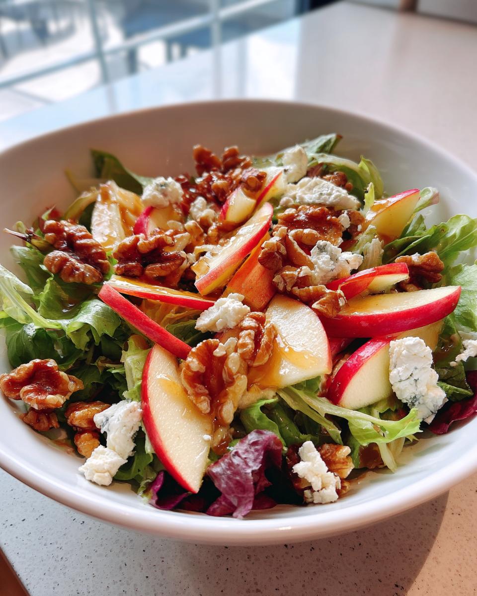 Autumn Harvest Honeycrisp Apple and Feta Salad - detail 2