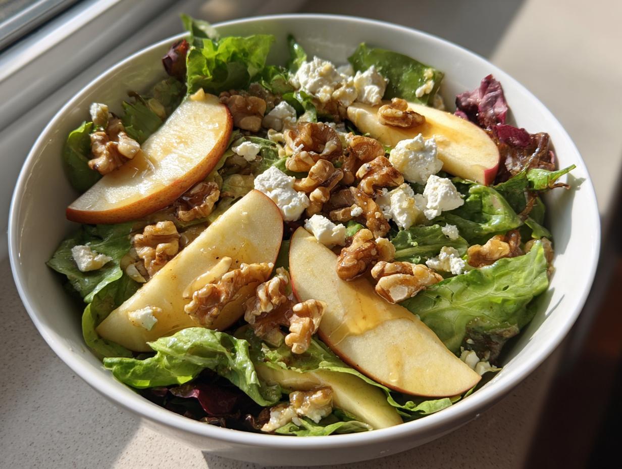 Honeycrisp Apple and Feta Salad