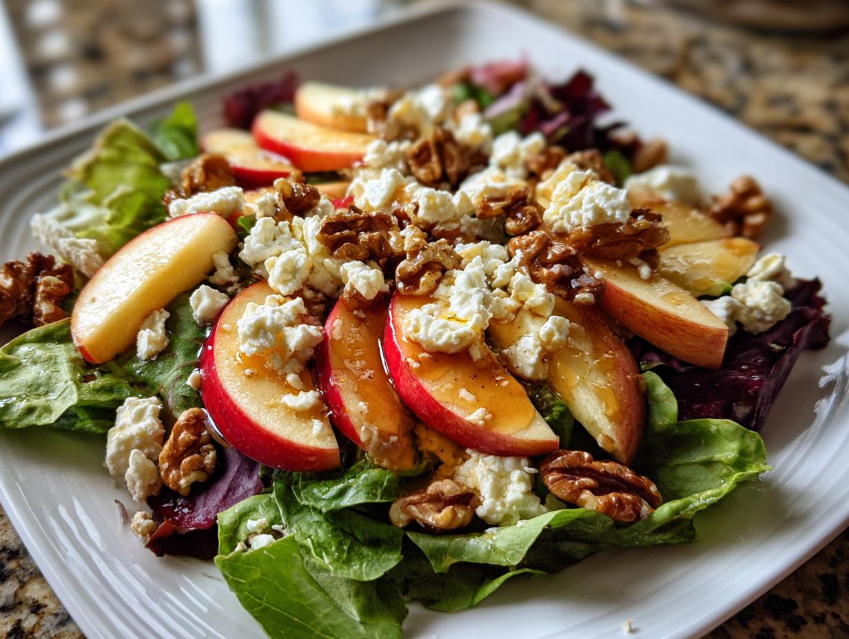 Honeycrisp Apple and Feta Salad