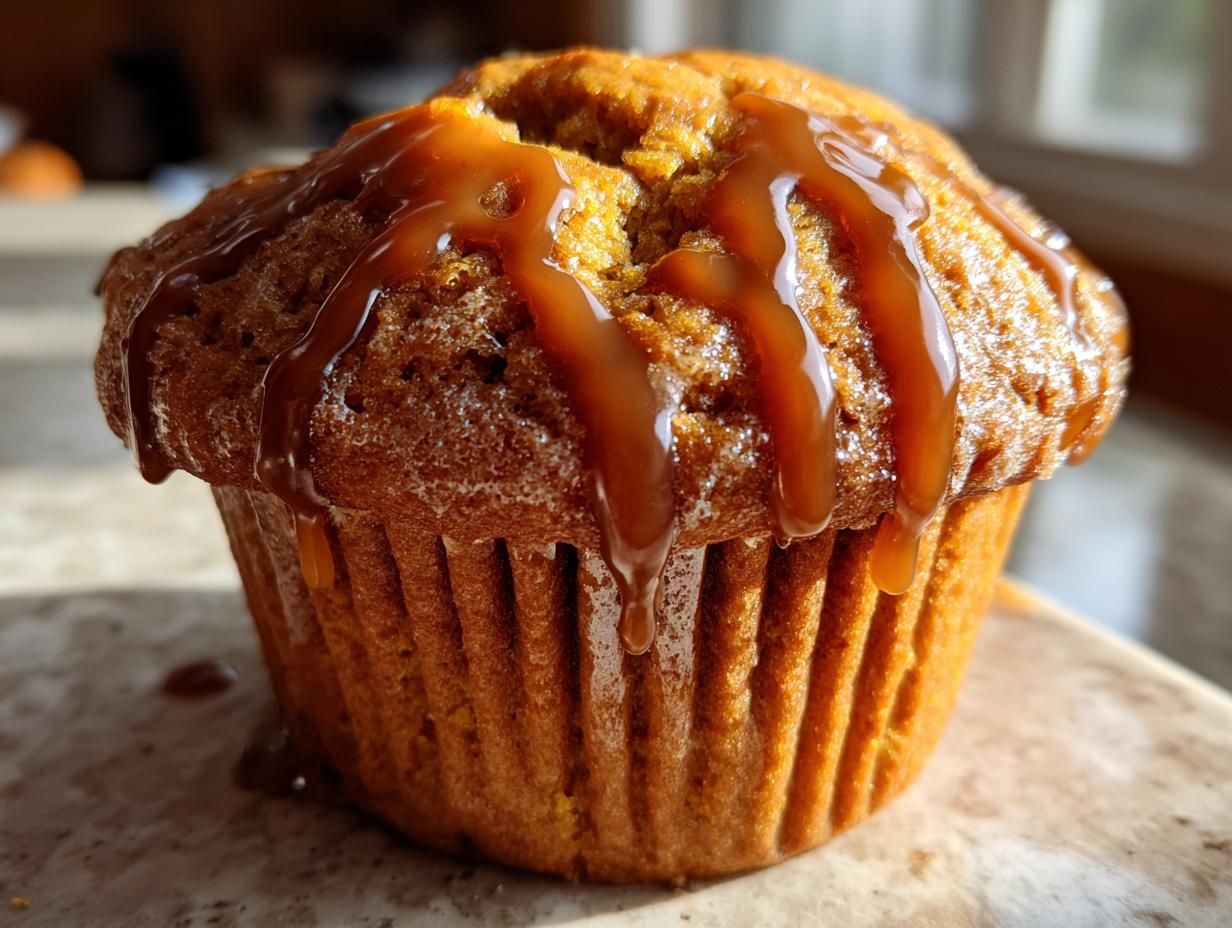 Pumpkin Muffins with Brown Butter Glaze