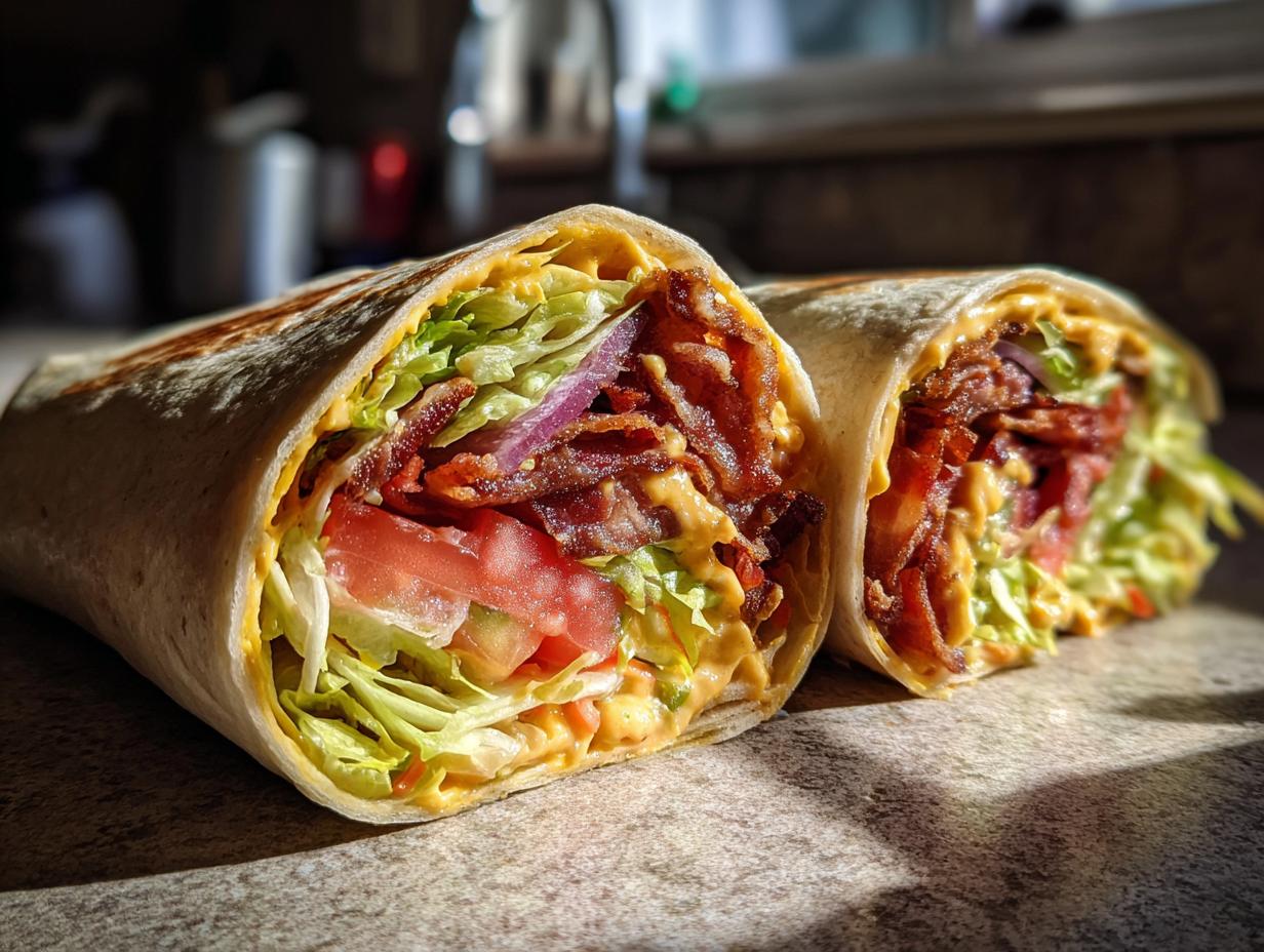 BLT Wraps with Secret Sauce
