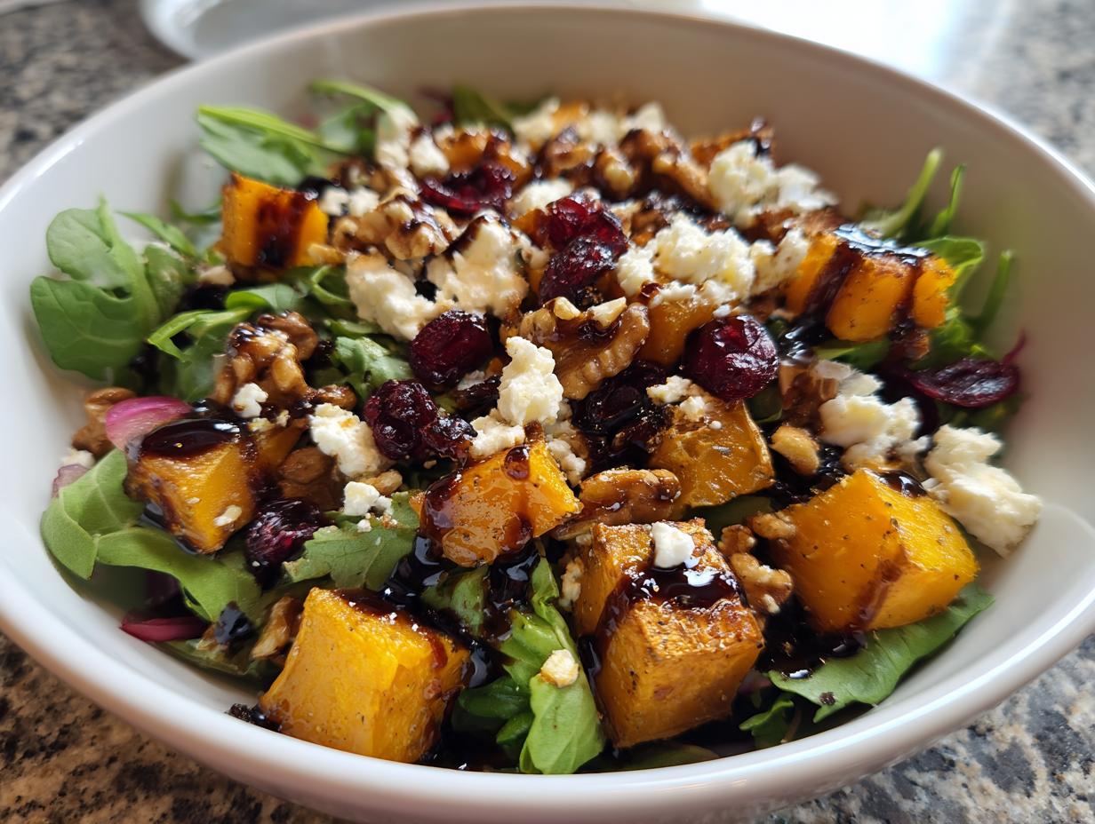 Butternut Squash Salad with Feta