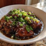 Caramelised Soy Chicken in Garlic Ginger Broth