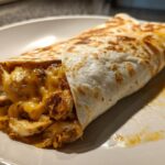 Cheesy Garlic Chicken Wraps