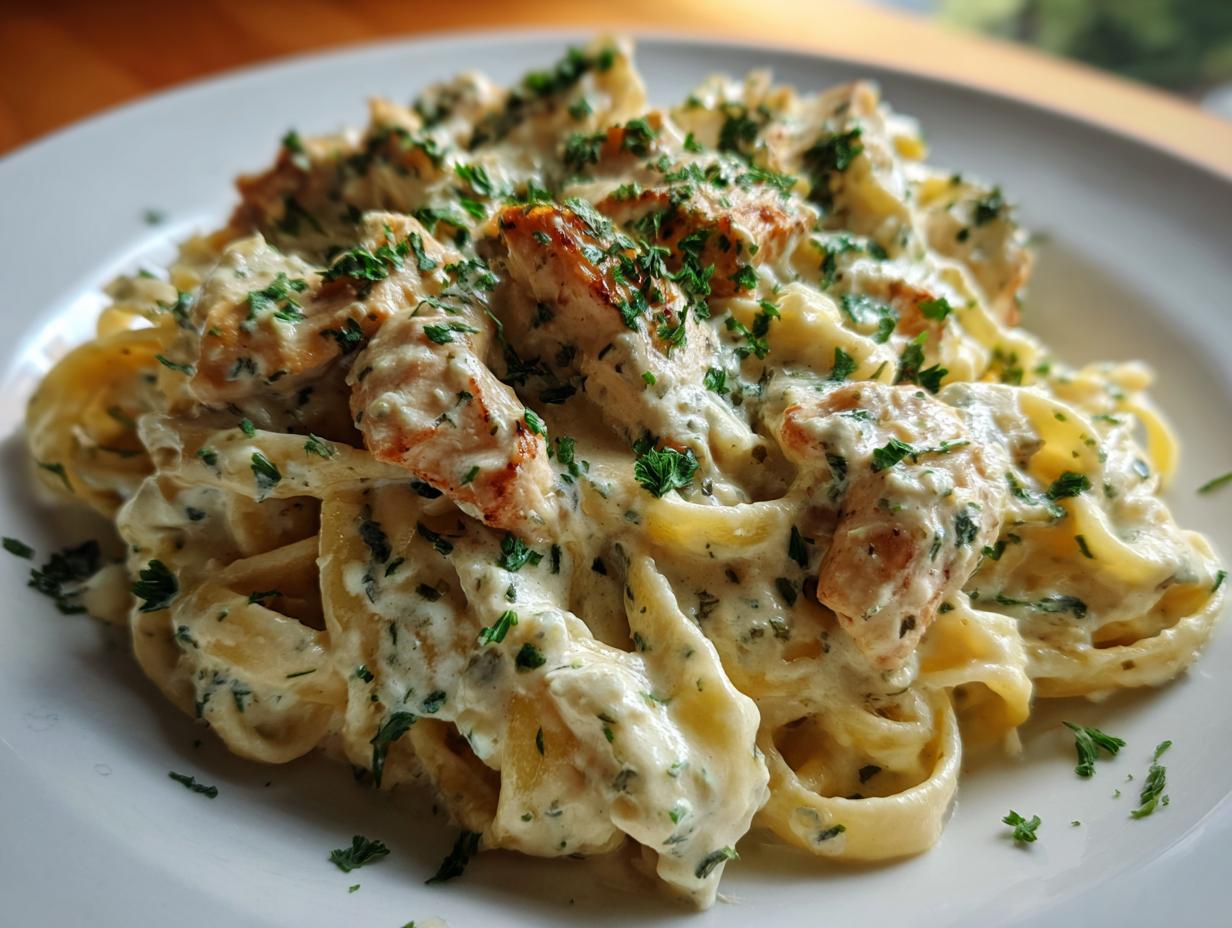 Chicken Fettuccine Alfredo