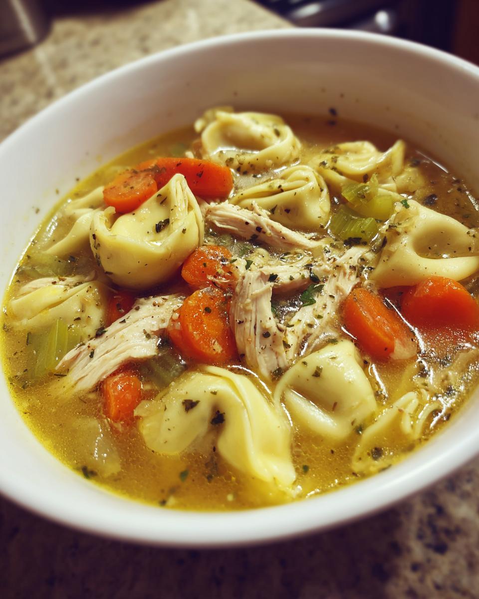 Chicken Tortellini Soup - detail 2
