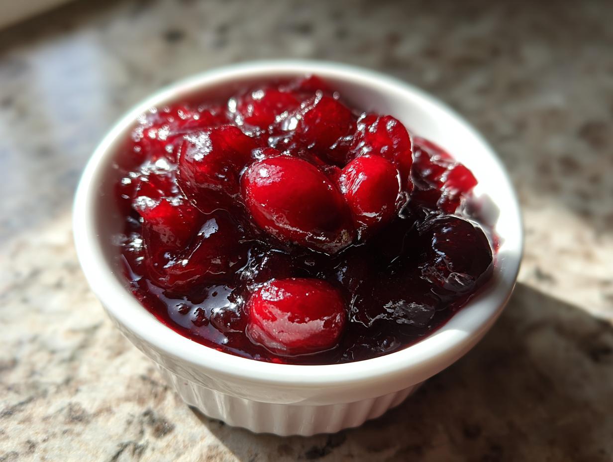 Easy Homemade Cranberry Sauce