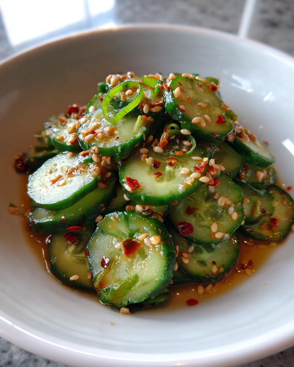 Easy Asian Cucumber Salad - detail 2