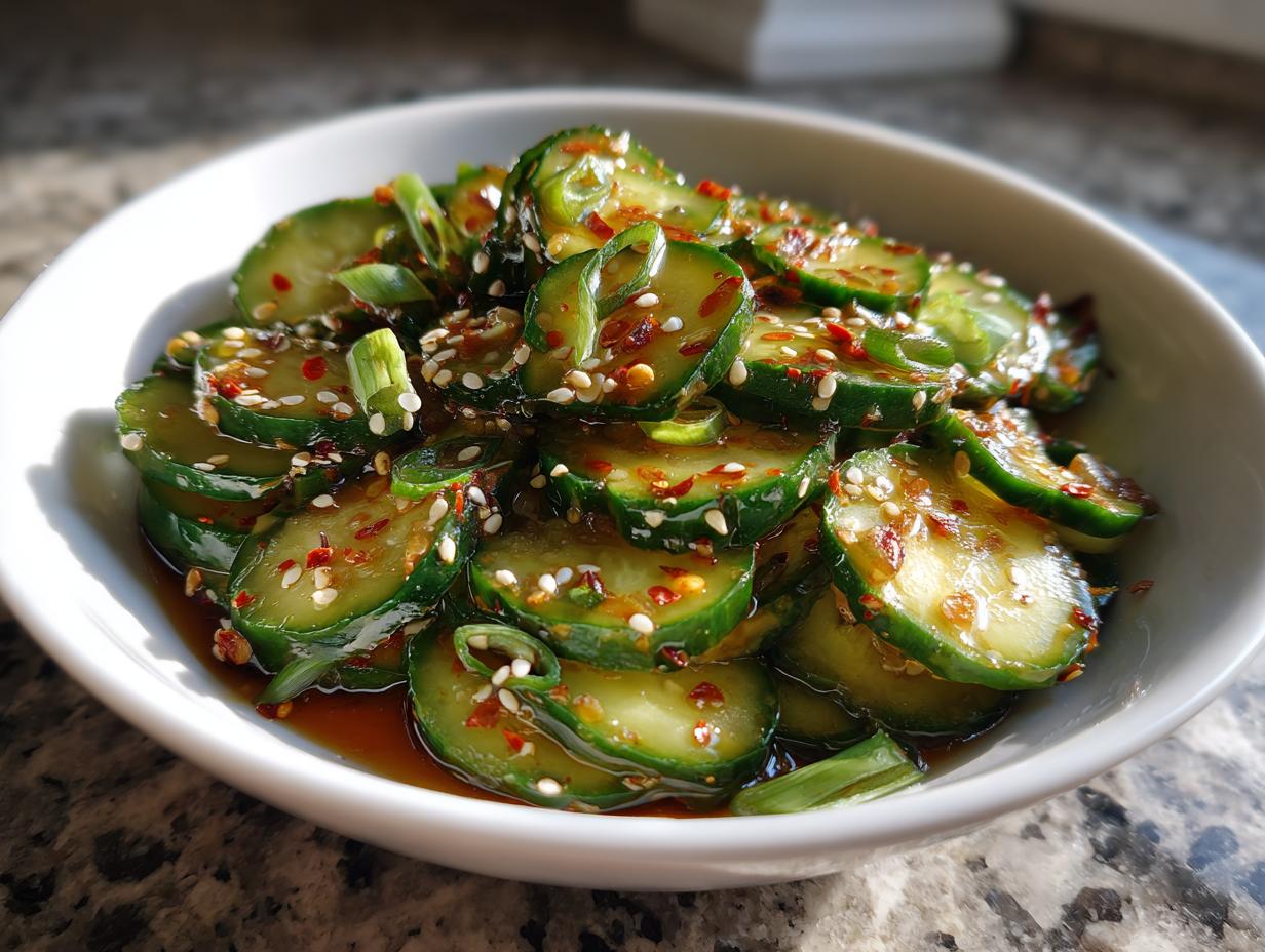 Easy Asian Cucumber Salad
