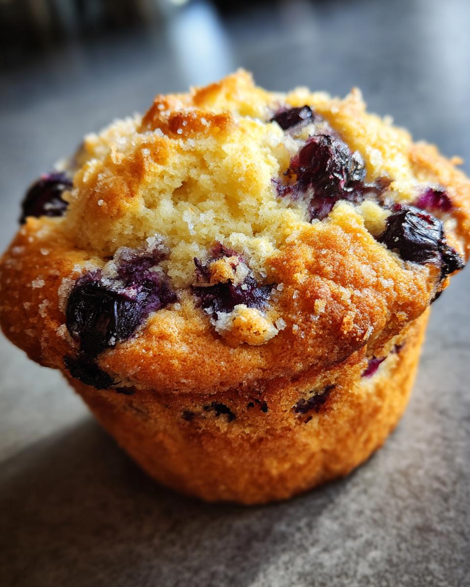 Easy Blueberry Muffins - detail 2