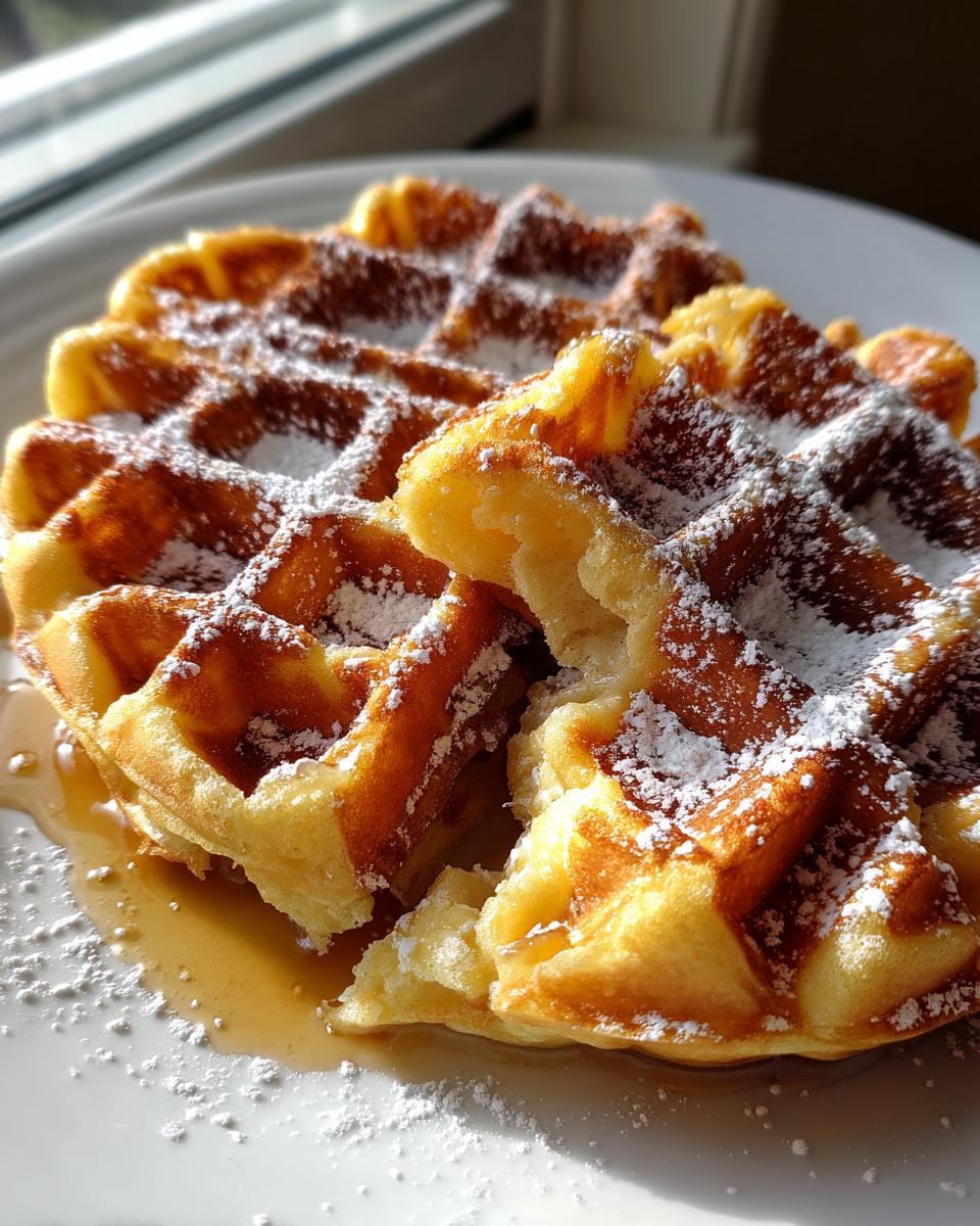 Easy Homemade Belgian Waffles - detail 2