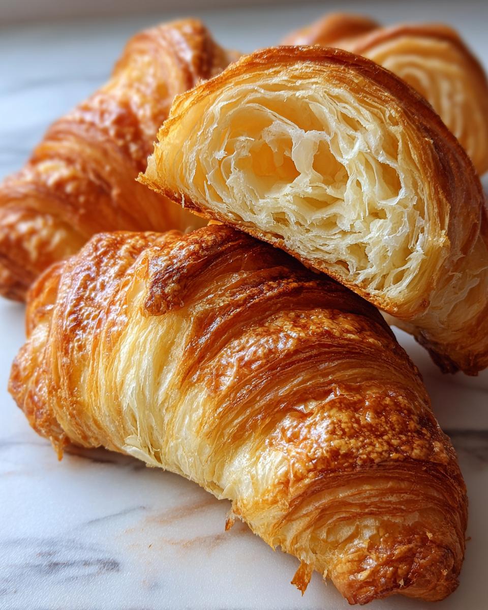 Flaky Buttery Croissants - detail 2