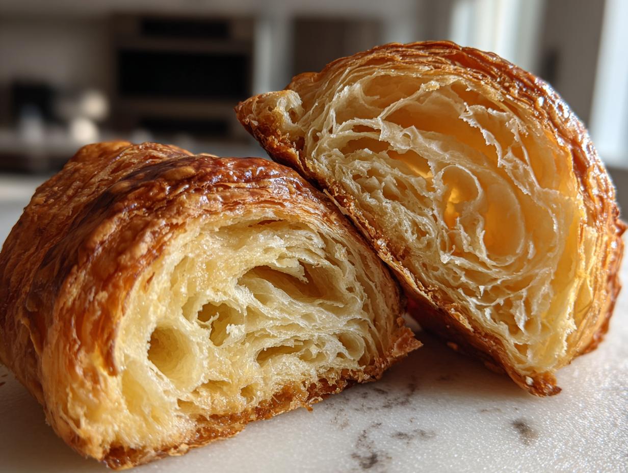 Flaky Buttery Croissants Recipe