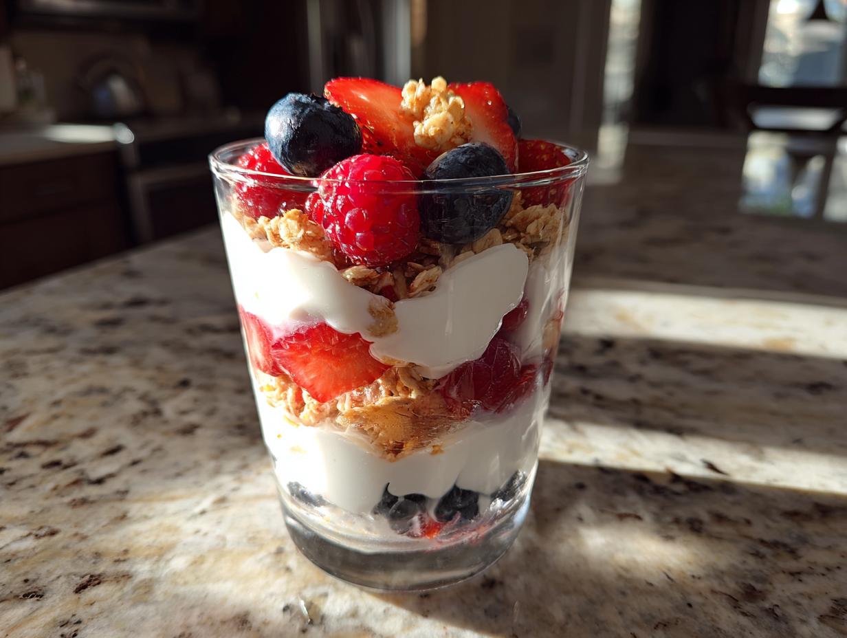 Fruit and Yogurt Parfait