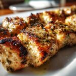 Grilled Ranch Garlic Parmesan Chicken Skewers