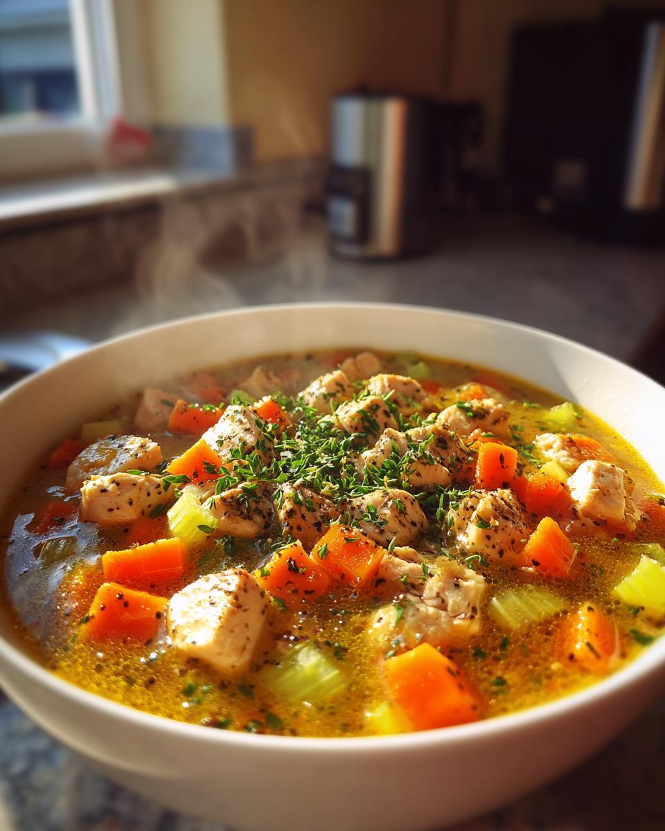 High Protein Soup with Chicken and Veggies - detail 2