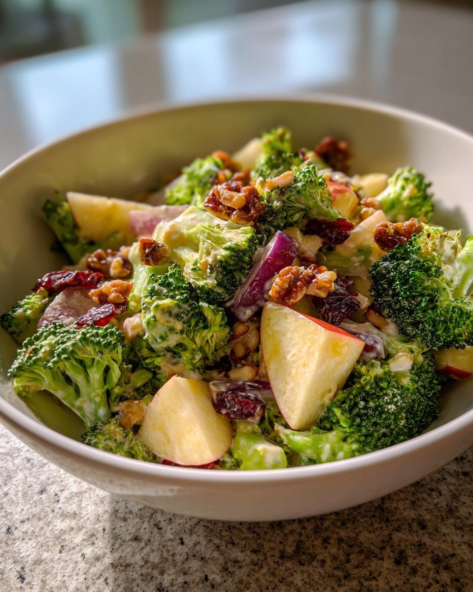 Honeycrisp Apple Broccoli Salad - detail 2