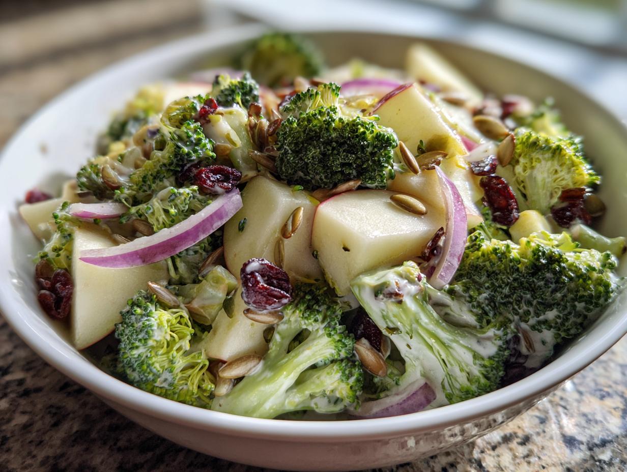 Honeycrisp Apple Broccoli Salad