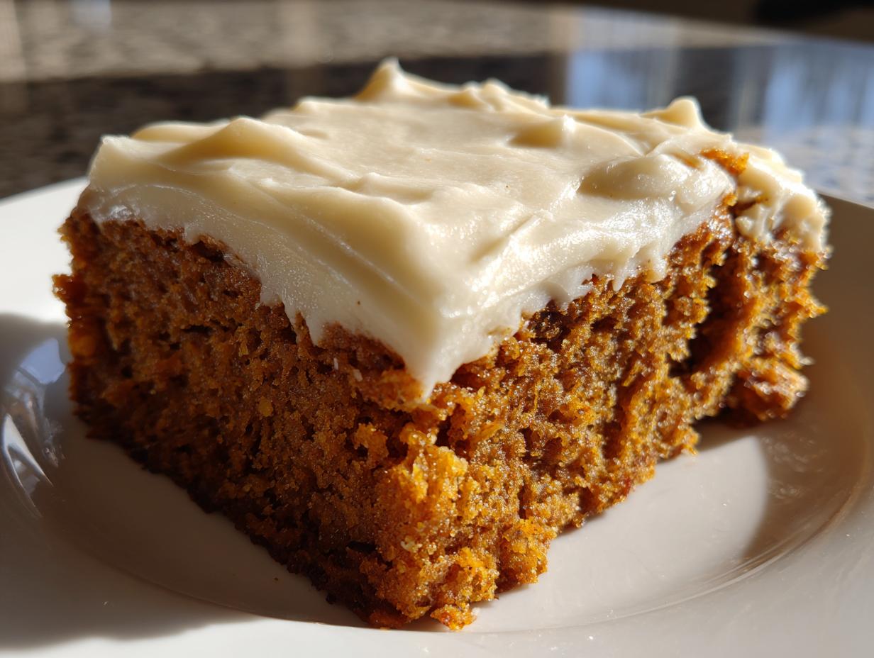Old Fashioned Pumpkin Bars with Cream Cheese Frosting