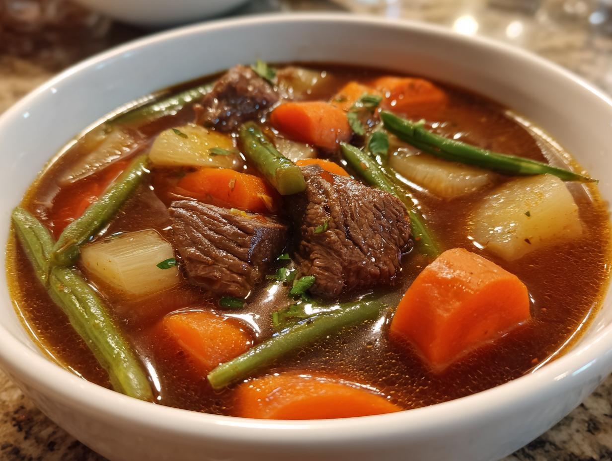 Old Fashioned Vegetable Beef Soup