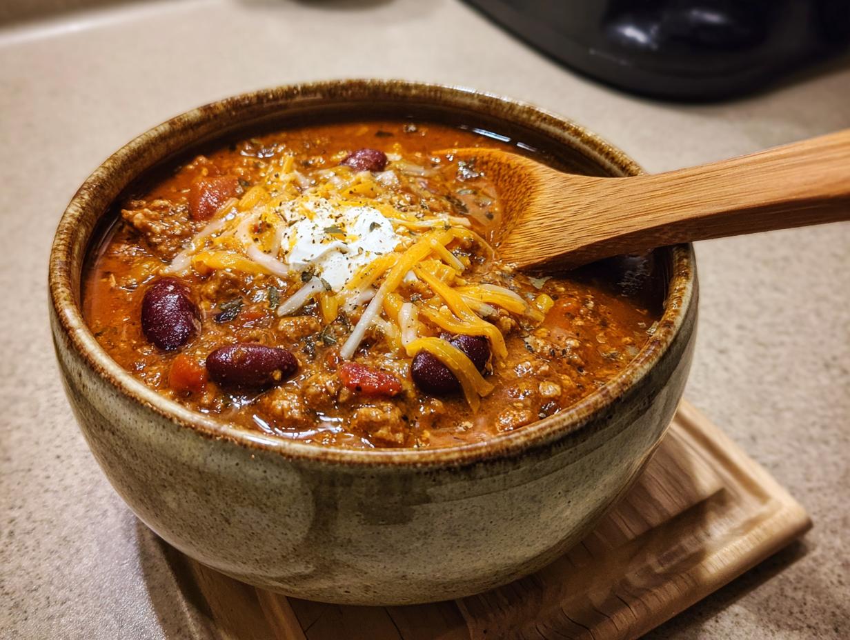 Pumpkin Chili with Ground Beef
