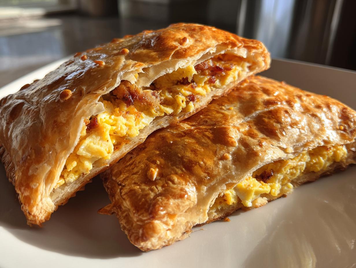 Savory Breakfast Pop-Tarts with Bacon and Cheese