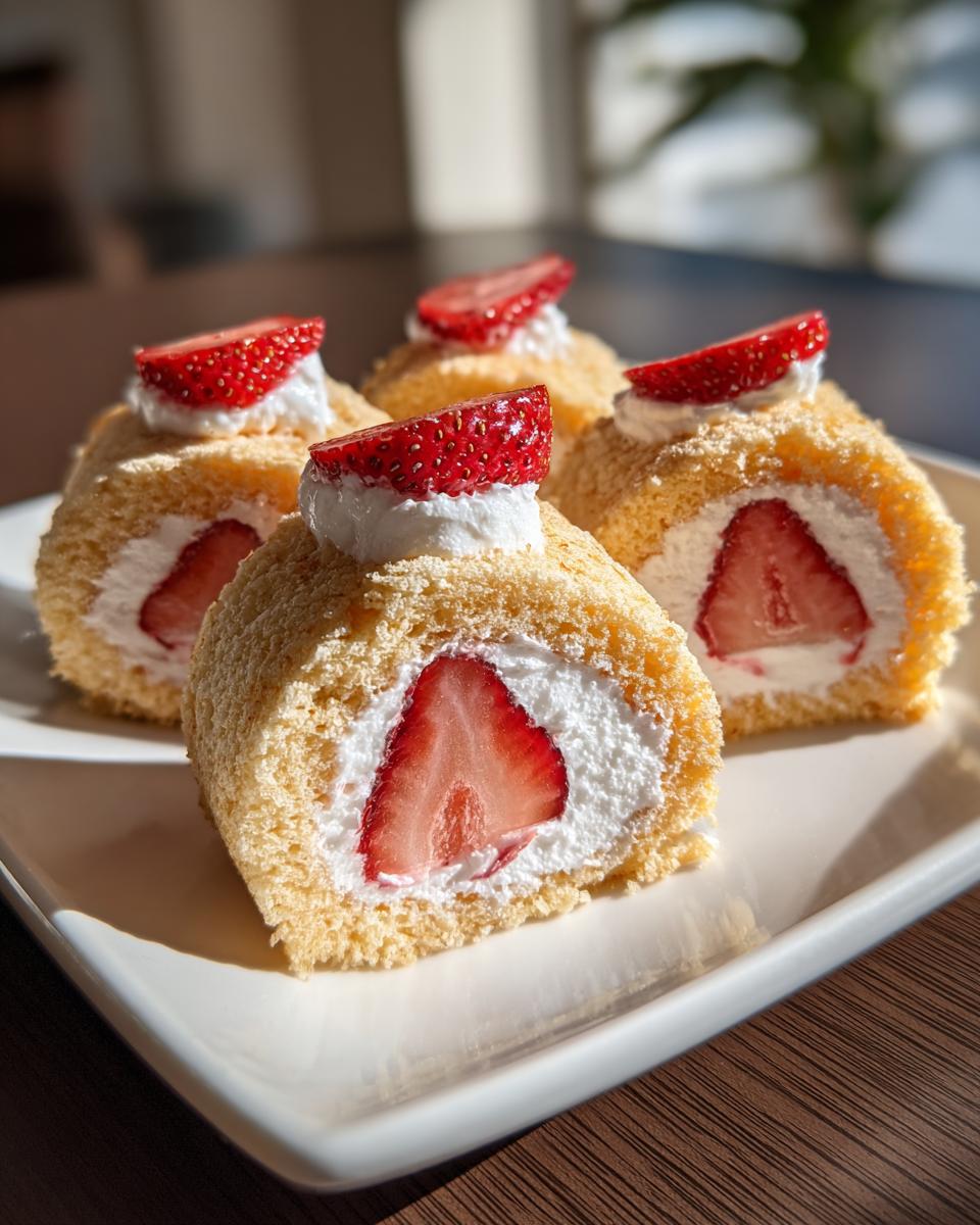 Strawberry Shortcake Sushi Rolls - detail 2