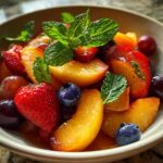 Summer Peach Fruit Salad
