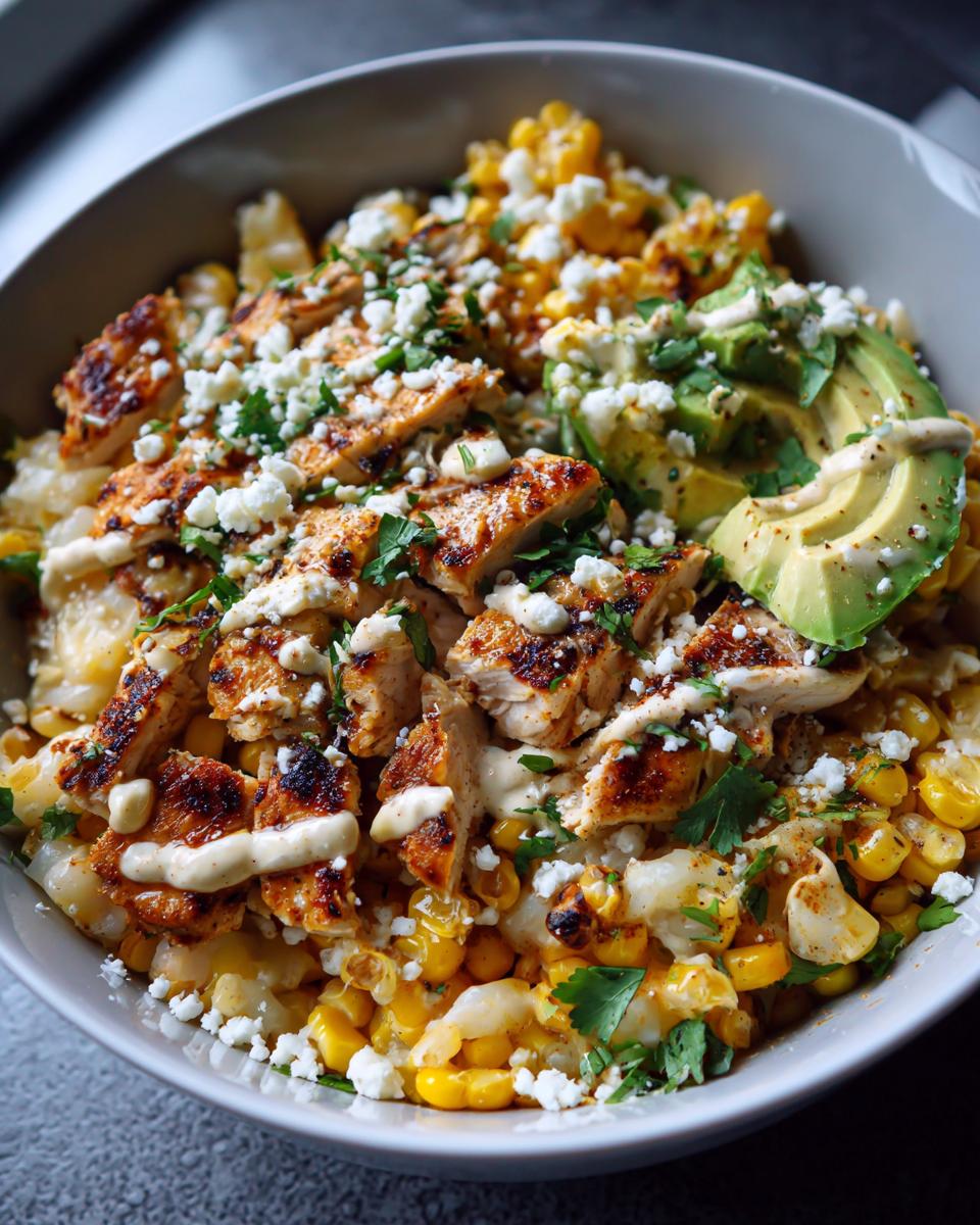 Tasty Street Corn Chicken Bowl - detail 2