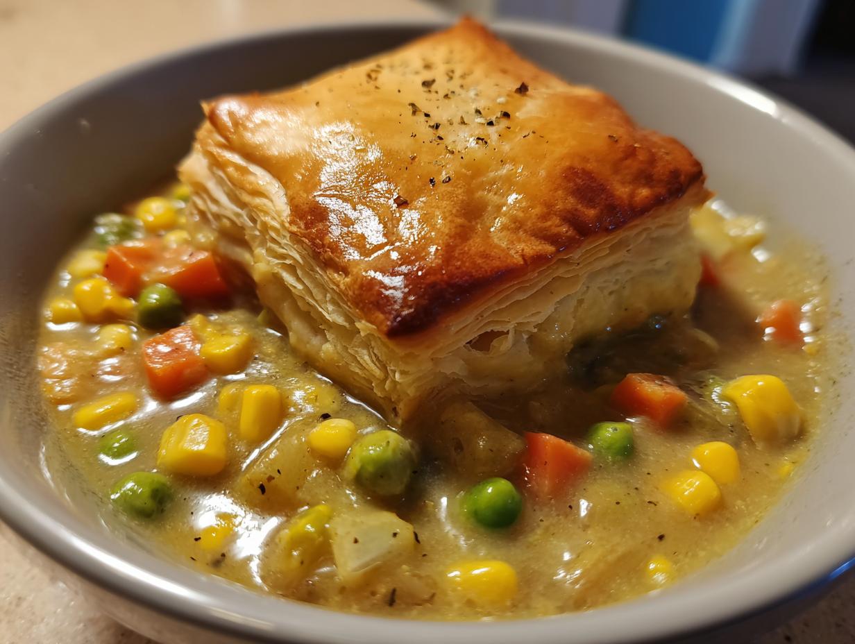 Veggie Pot Pie Soup