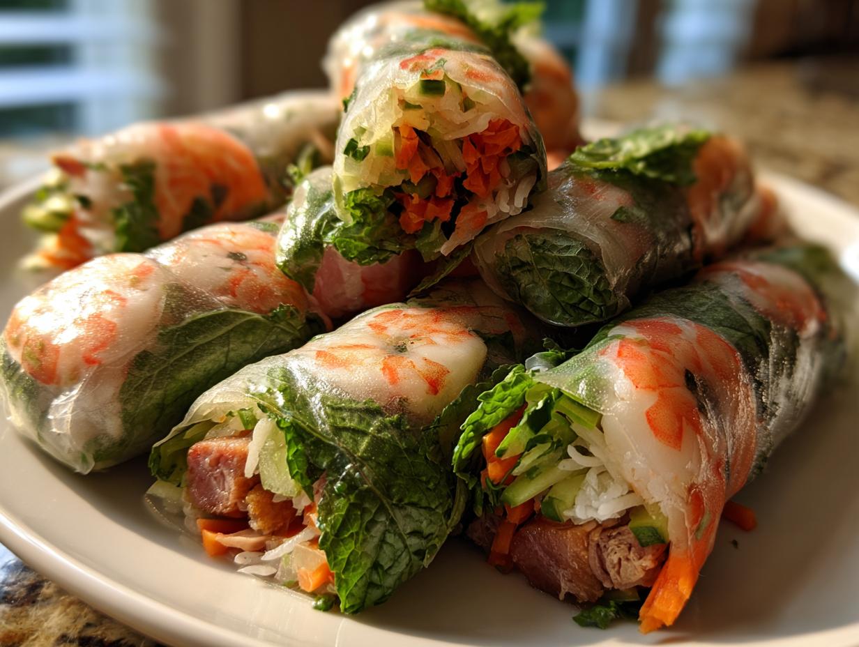 Vietnamese Fresh Spring Rolls