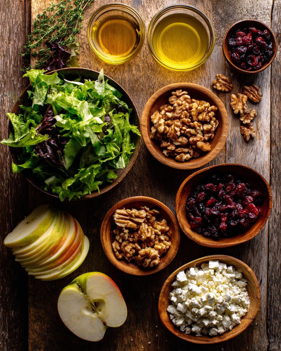 Crunchy Fall Apple Salad with Maple Vinaigrette - detail 1