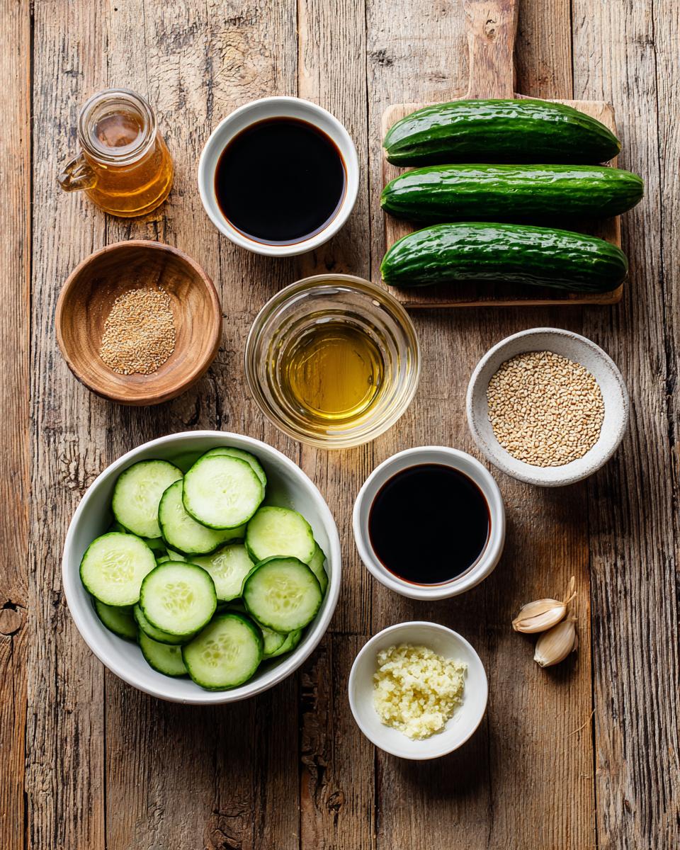 Easy Asian Cucumber Salad - detail 1