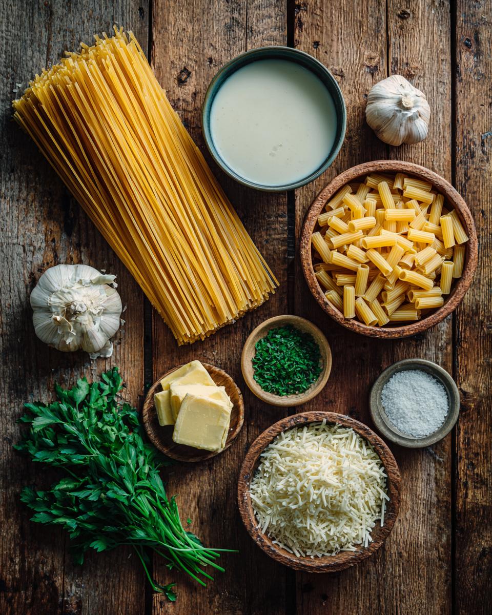 One Pot Creamy Garlic Pasta - detail 1
