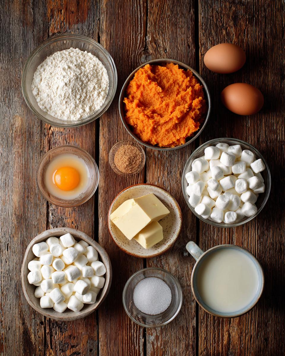 Sweet Potato Casserole with Marshmallows - detail 1