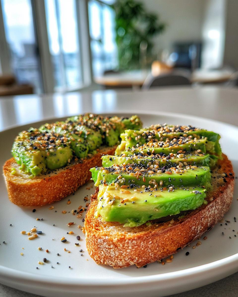 Avocado Toast with Everything Bagel Seasoning - detail 2
