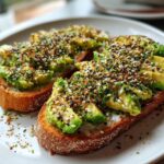 Avocado Toast with Everything Bagel Seasoning
