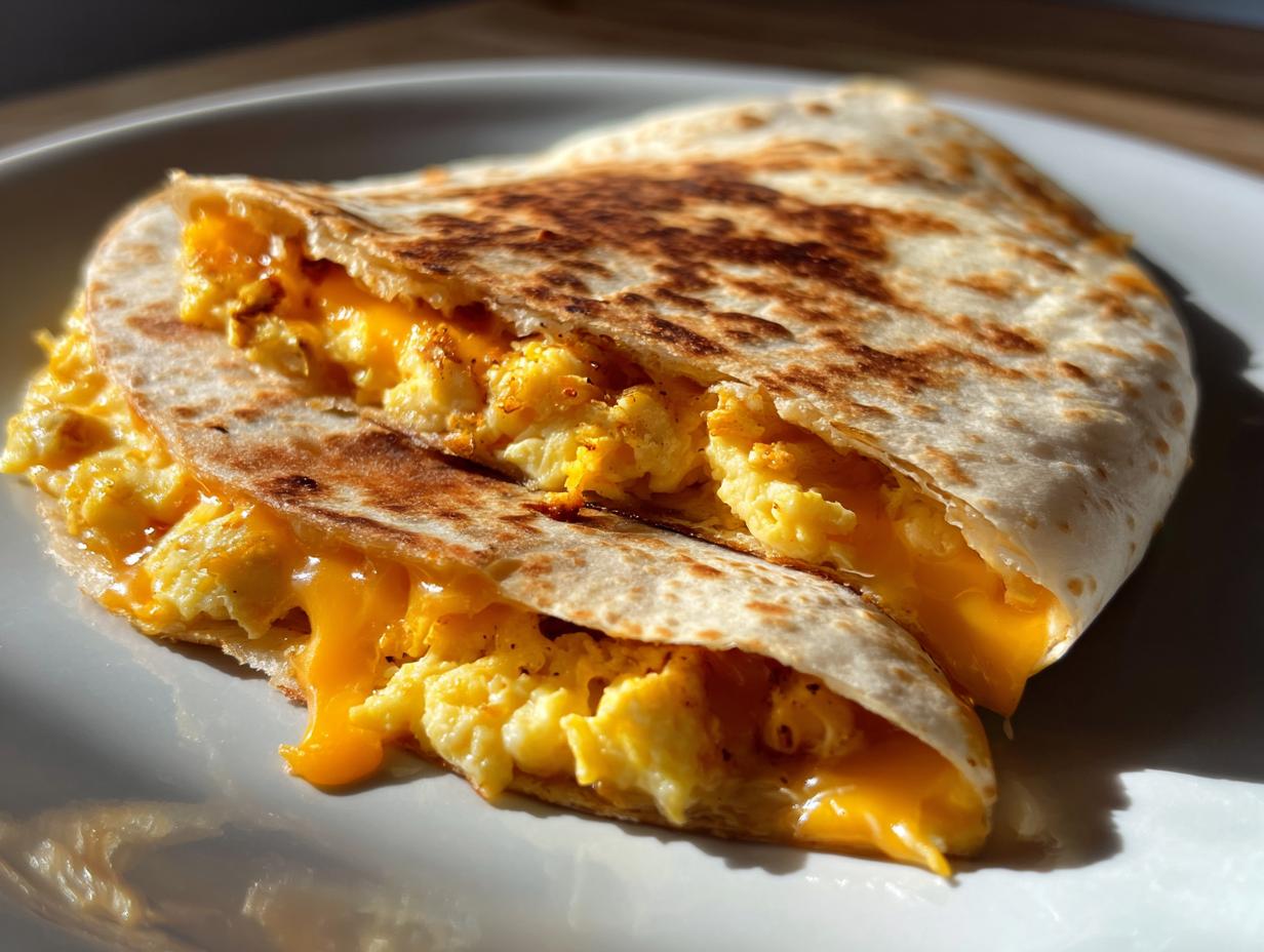 Egg and Cheese Breakfast Quesadilla
