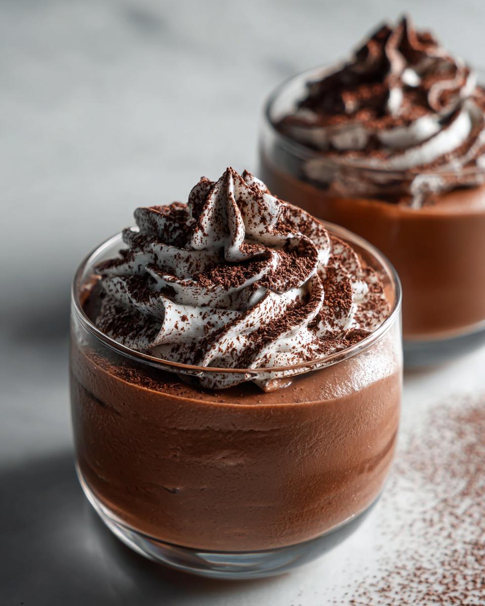 Chocolate Mousse Cups - detail 2