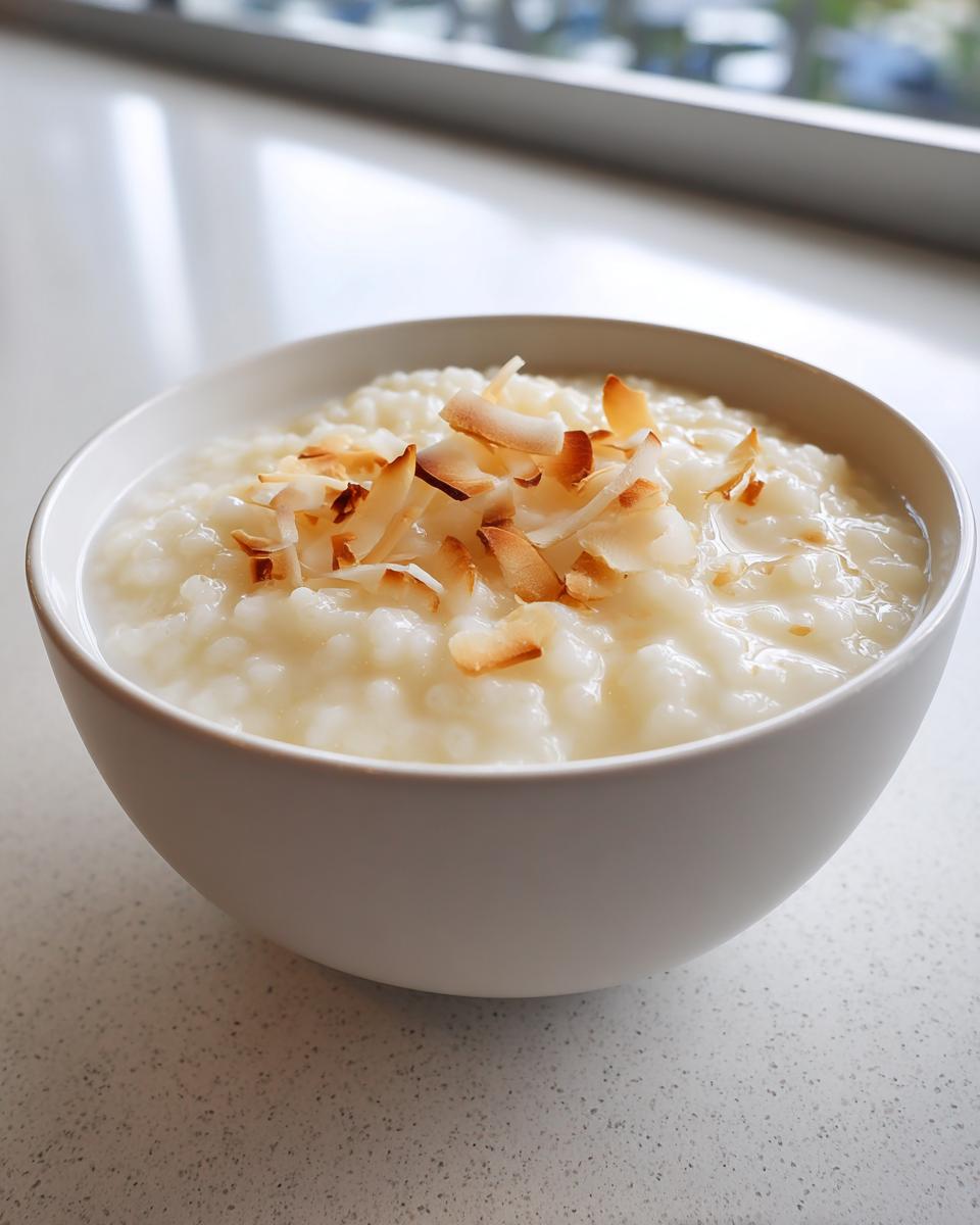 Coconut Tapioca Pudding - detail 2