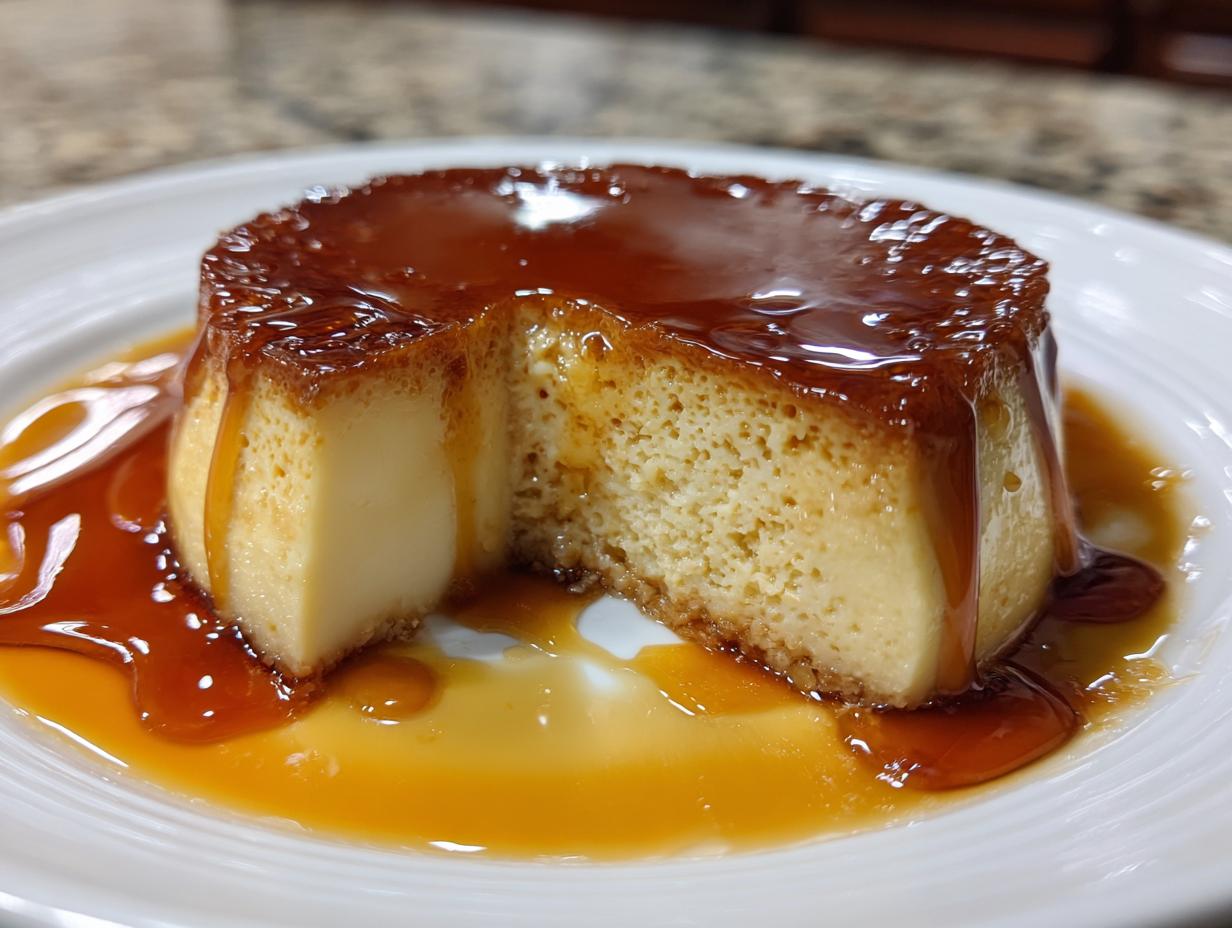 Classic Flan with Caramel Sauce