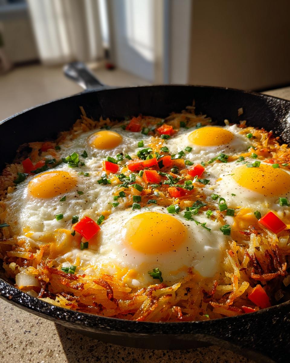 Hash Brown Breakfast Skillet with Eggs - detail 2