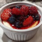 Panna Cotta with Berry Compote