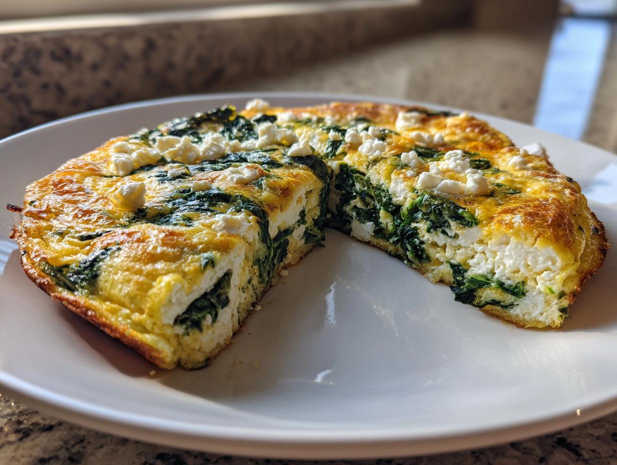 Spinach and Feta Frittata