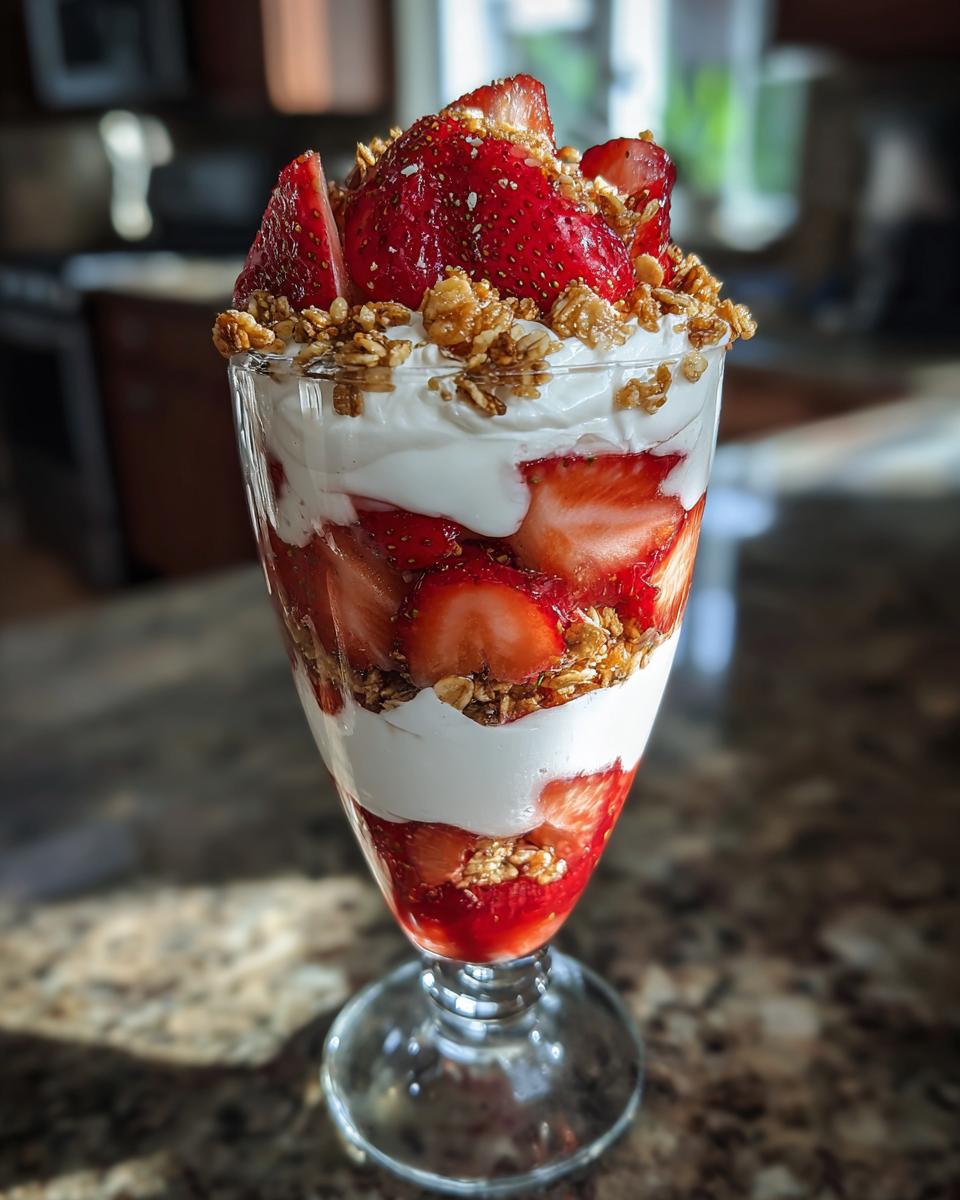 Strawberry Parfait with Layered Cream - detail 2