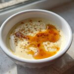 Vanilla Bean Custard with Caramel Sauce