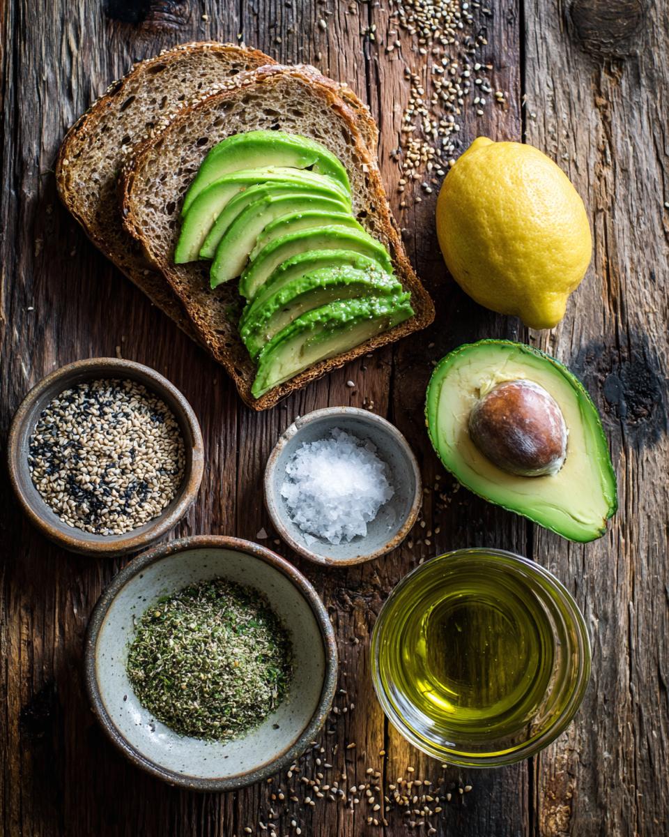 Avocado Toast with Everything Bagel Seasoning - detail 1